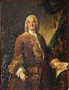 Louis Tocque Portrait of Charles Francois Paul Le Normant de Tournehem Sweden oil painting artist